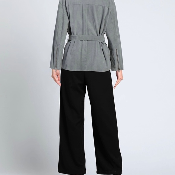 Bully (Italy) suede moto jacket (42) - Picture 2 of 7